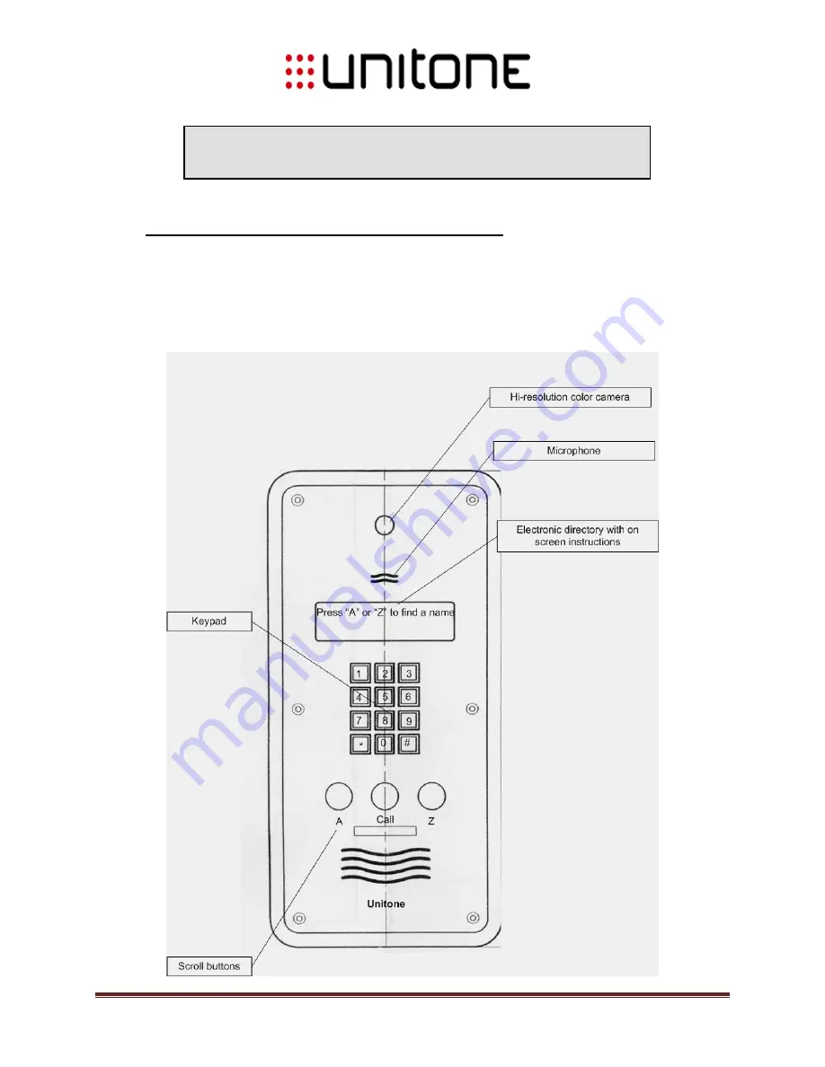 Unitone 3000F User Manual Download Page 3