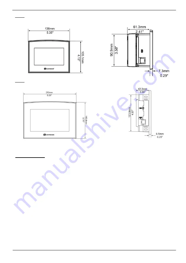 Unitronics Samba SM35-J-TA22 Скачать руководство пользователя страница 3