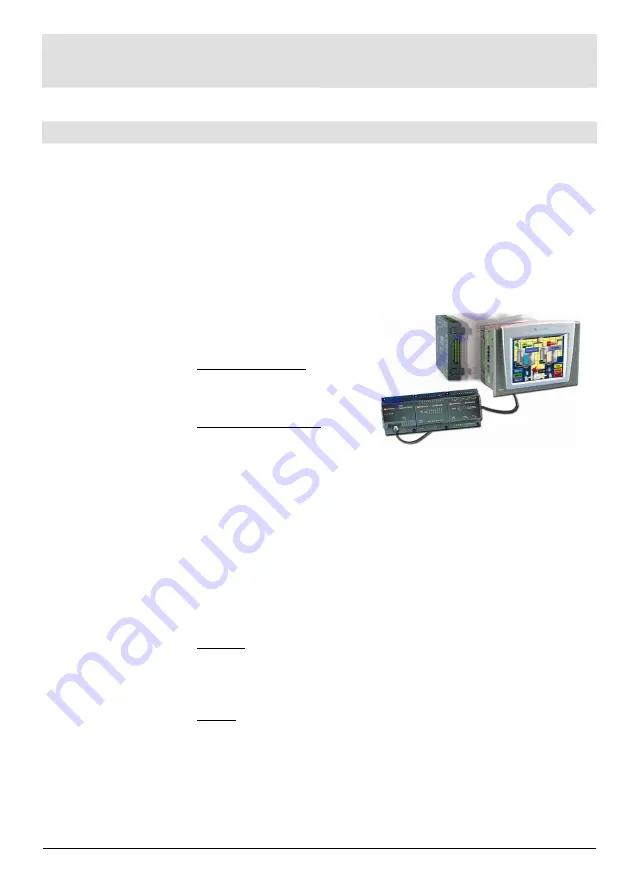 Unitronics Vision OPLC VV570-57-T20B-J Quick Start Manual Download Page 1