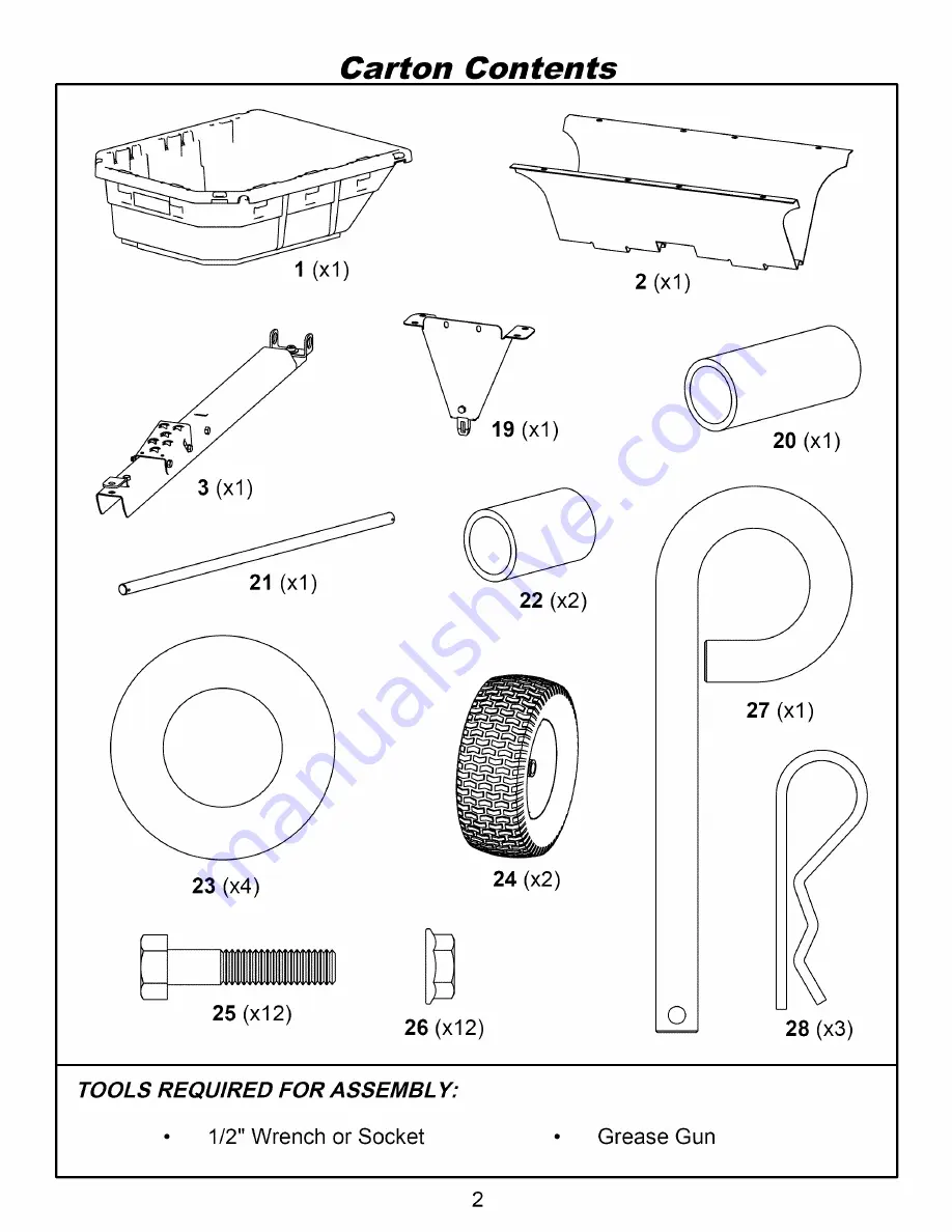 Universal Attachment 610-24357 User Manual Download Page 3