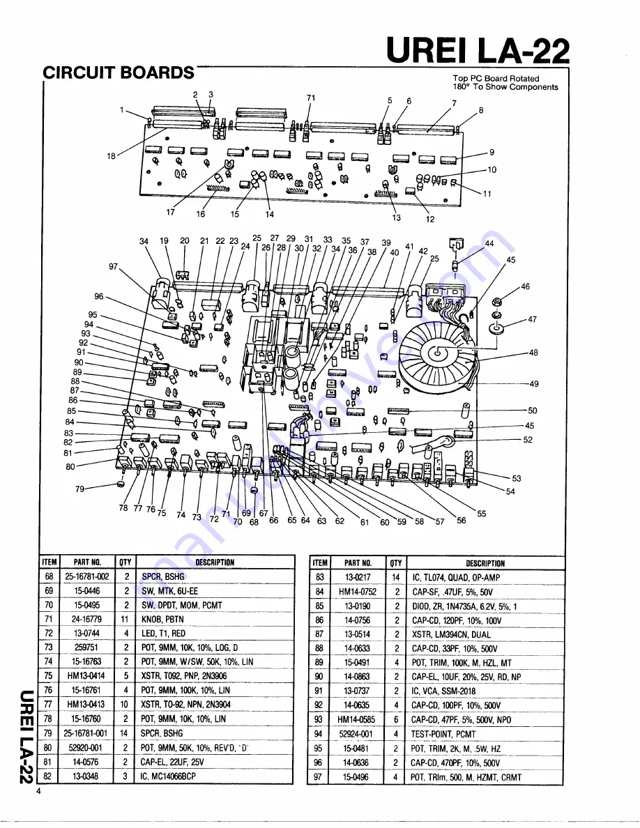 Universal Audio LA-10 Preliminary Service Manual Download Page 44