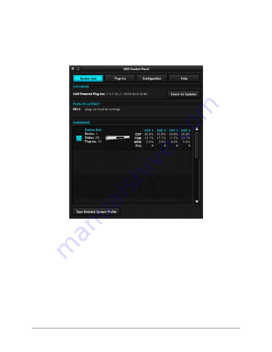 Universal Audio Soundcraft Realtime Rack Manual Download Page 126