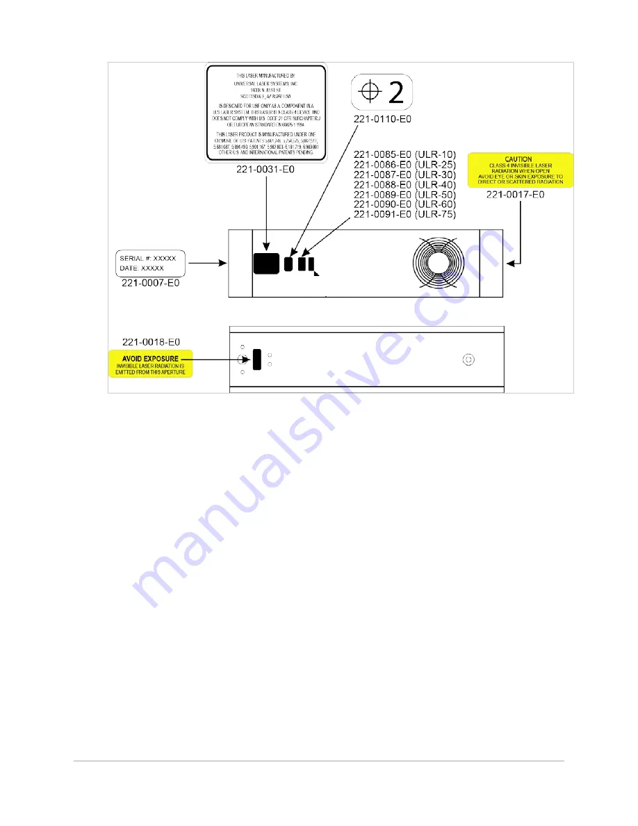 Universal Laser Systems ULTRA X6000 User Manual Download Page 19