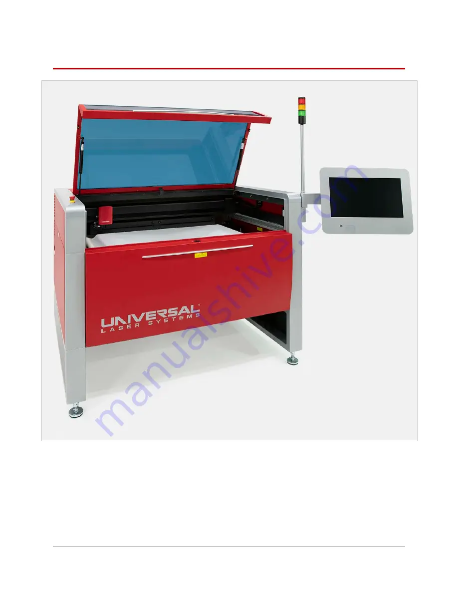 Universal Laser Systems ULTRA X6000 User Manual Download Page 27