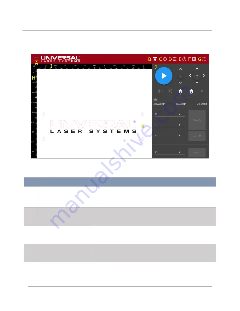 Universal Laser Systems ULTRA X6000 User Manual Download Page 35