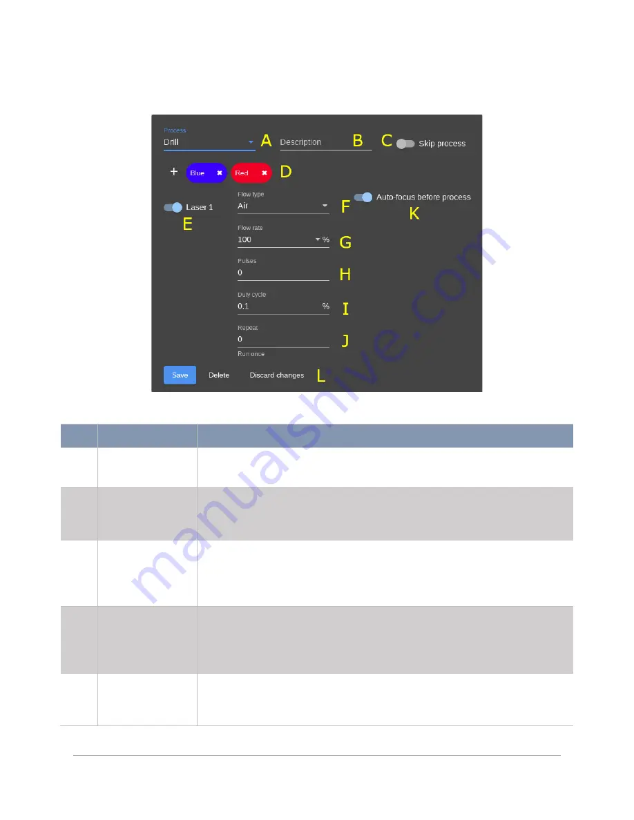 Universal Laser Systems ULTRA X6000 User Manual Download Page 60