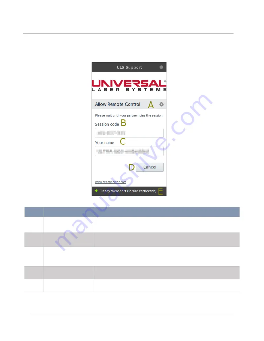 Universal Laser Systems ULTRA X6000 User Manual Download Page 75