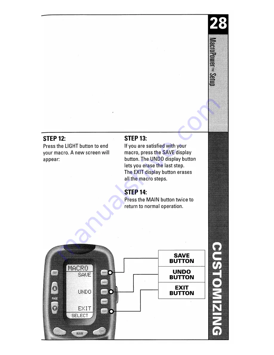 Universal Remote Control MASTERCONTROL RF20 Скачать руководство пользователя страница 29