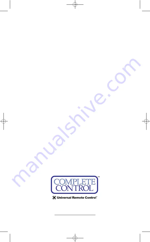 Universal Remote Control MX-6000 - User Manual Download Page 19