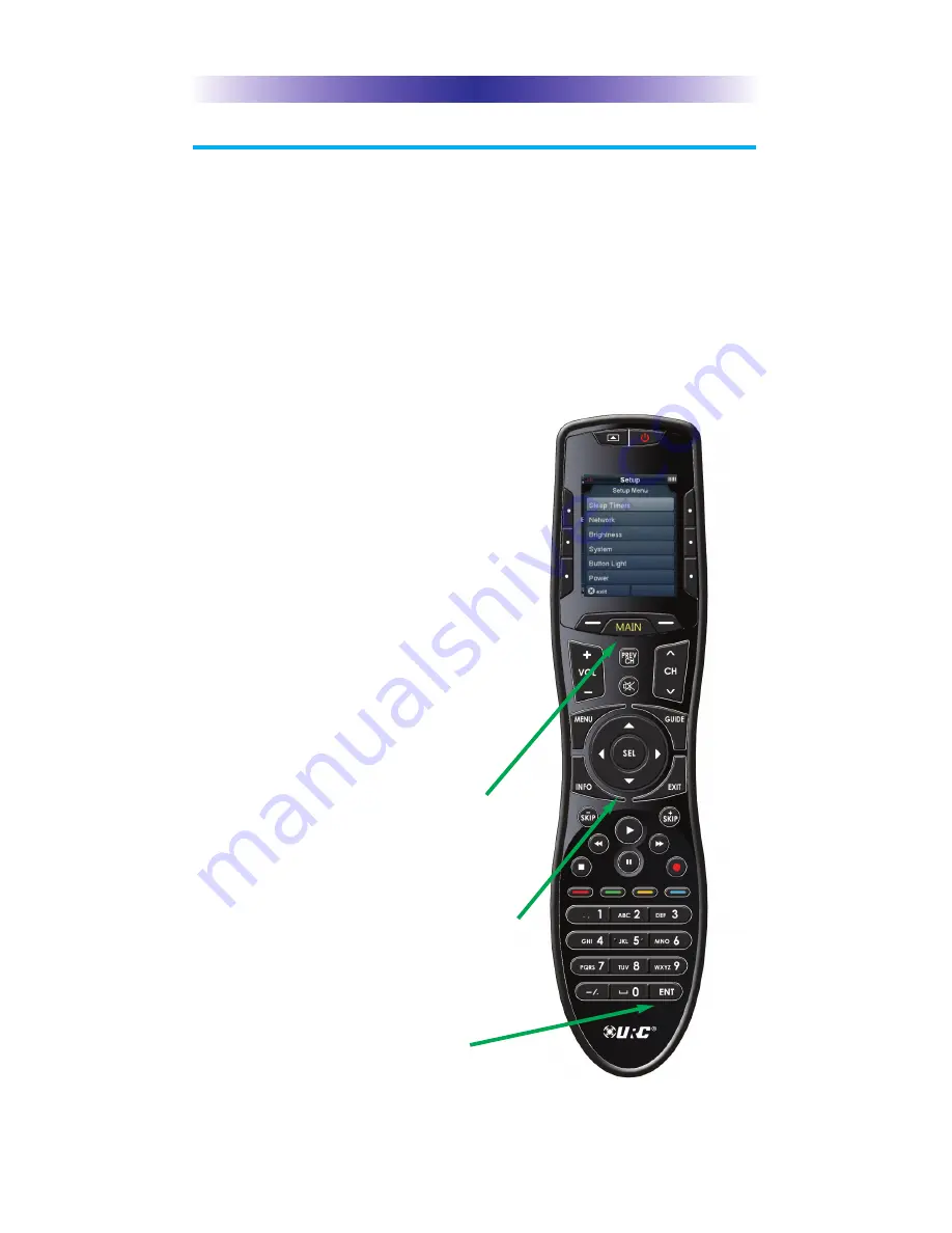 Universal Remote Control TRC-820 Owner'S Manual Download Page 8