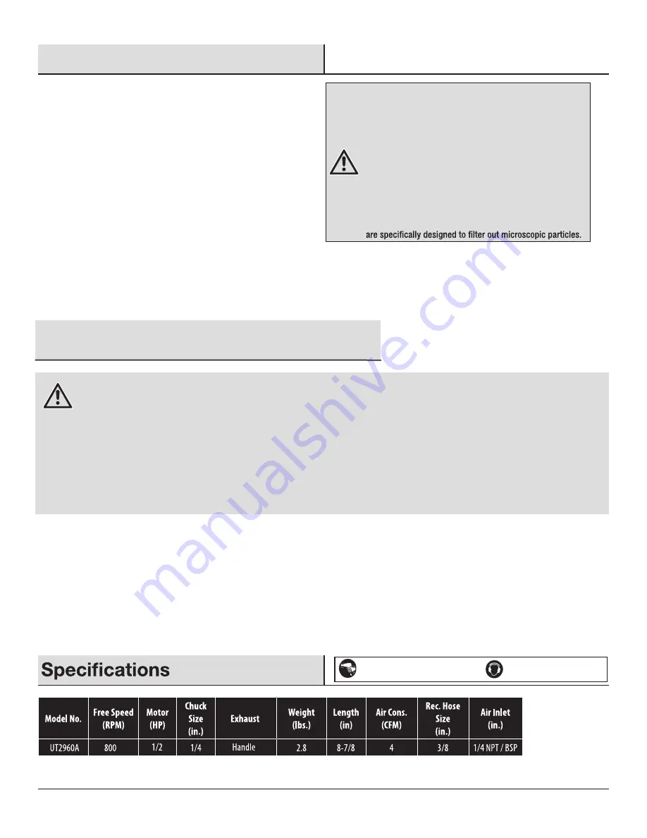 Universal Tool UT2960A Скачать руководство пользователя страница 3