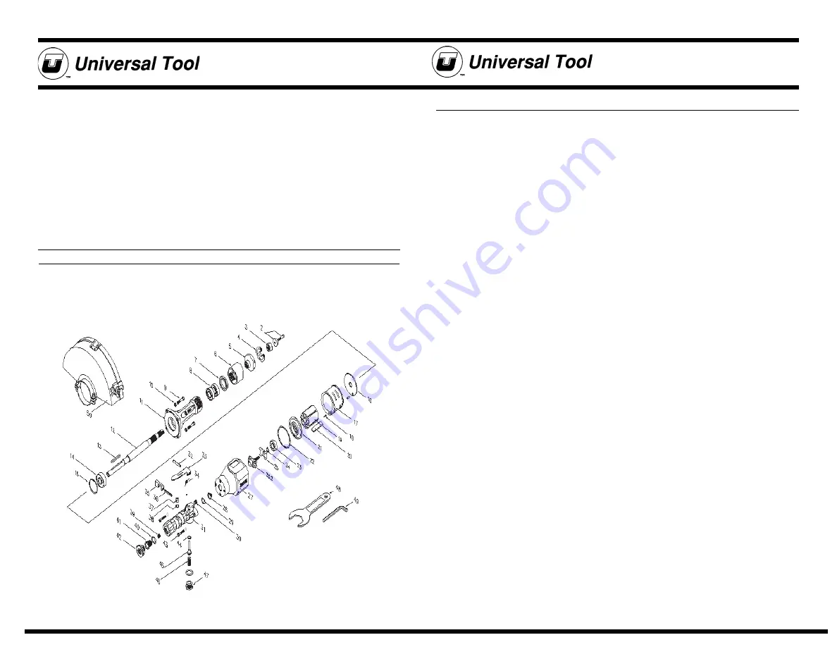 Universal Tool UT300H-60-6 Скачать руководство пользователя страница 2