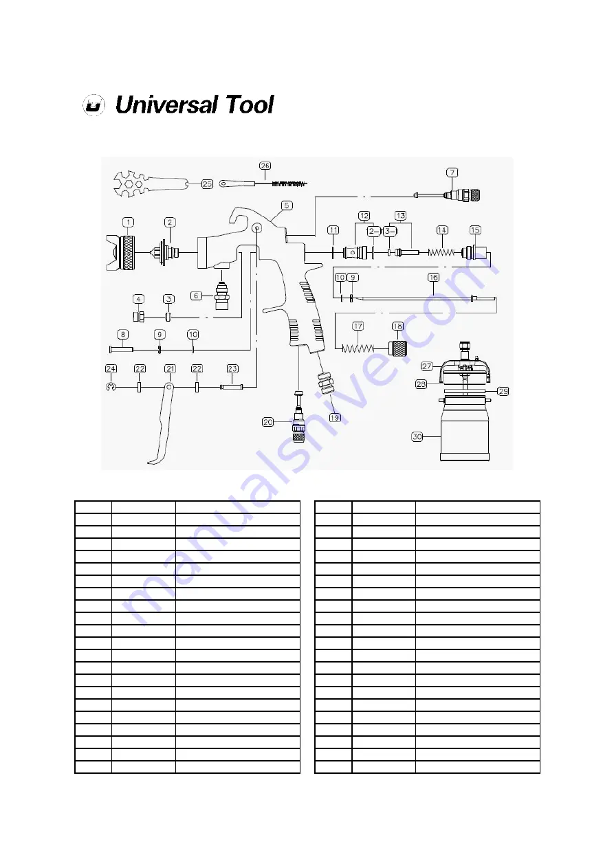 Universal Tool UT57A Скачать руководство пользователя страница 3