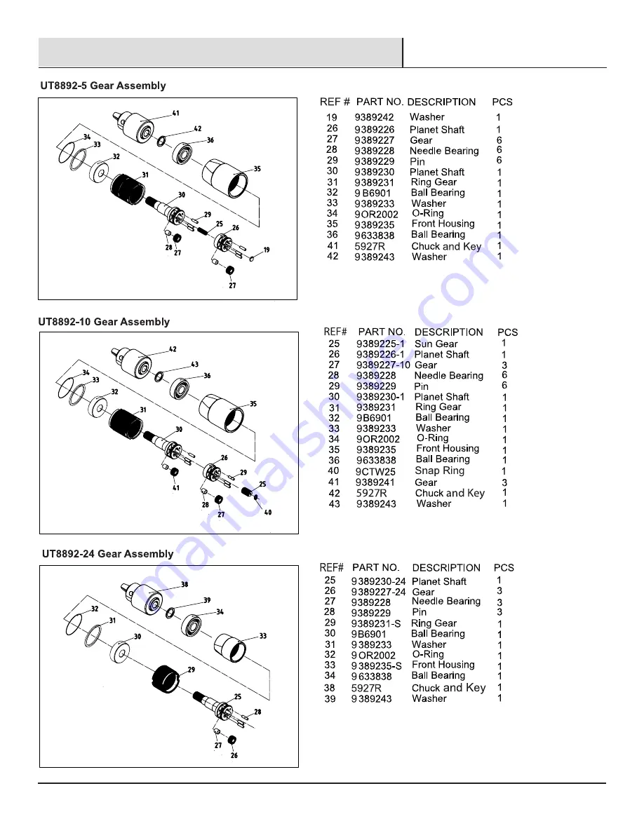 Universal Tool UT8892 Series Скачать руководство пользователя страница 8