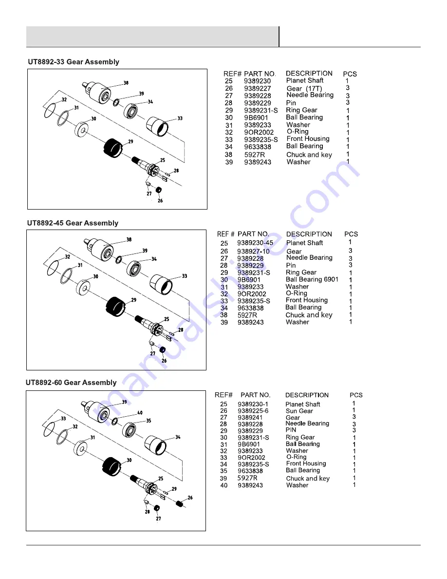 Universal Tool UT8892 Series Скачать руководство пользователя страница 9