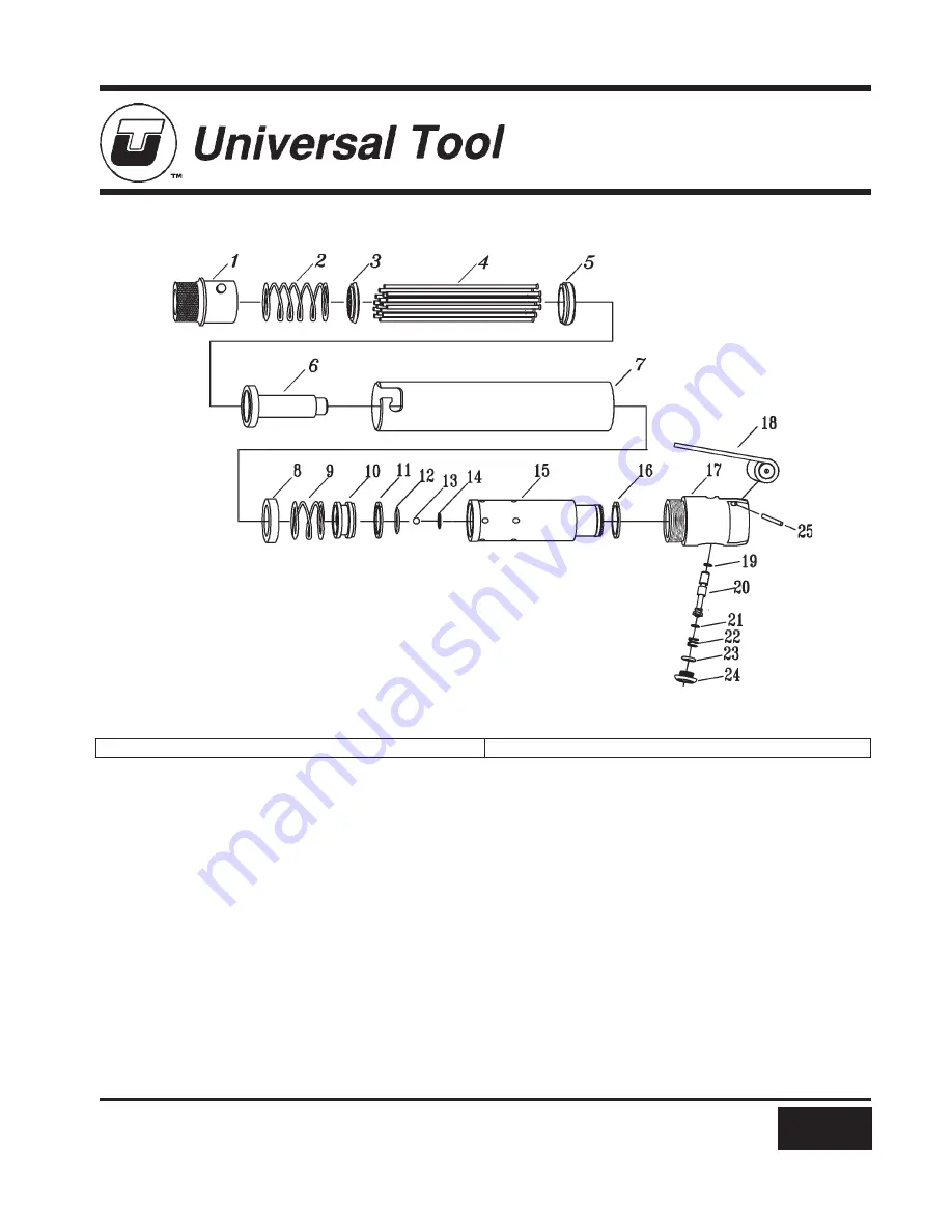 Universal Tool UT9912 Скачать руководство пользователя страница 3