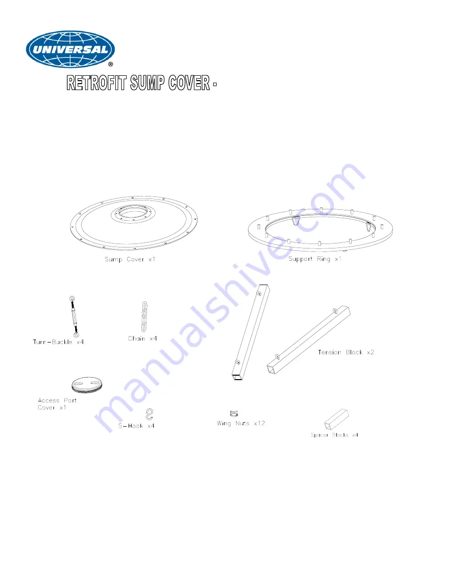 Universal 1943 Installation And Maintenance Instructions Manual Download Page 2