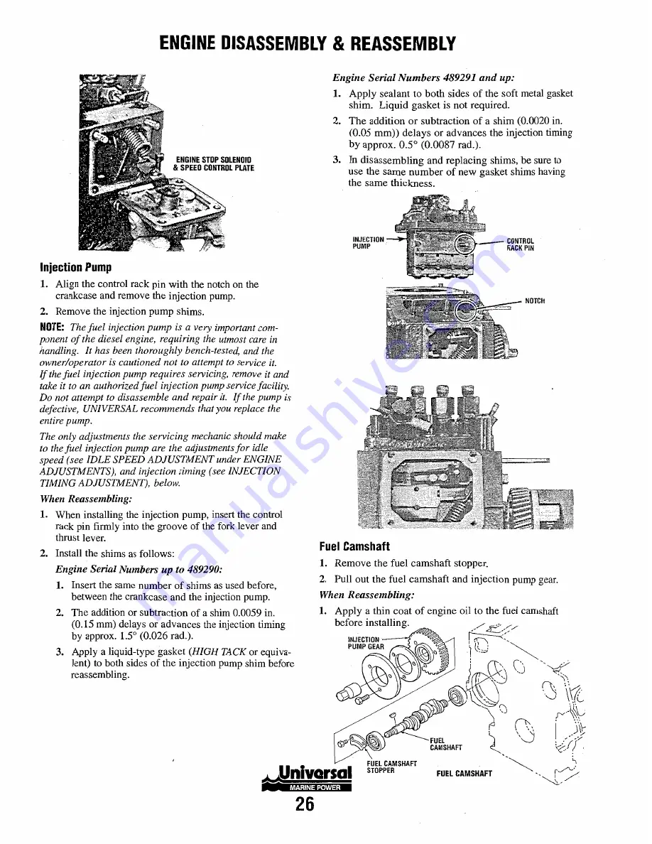 Universal M-25XPB Service Manual Download Page 32