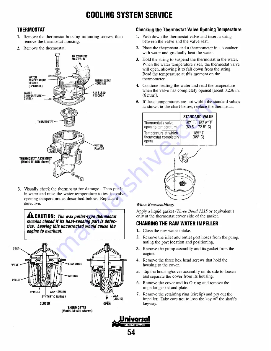 Universal M-25XPB Service Manual Download Page 60