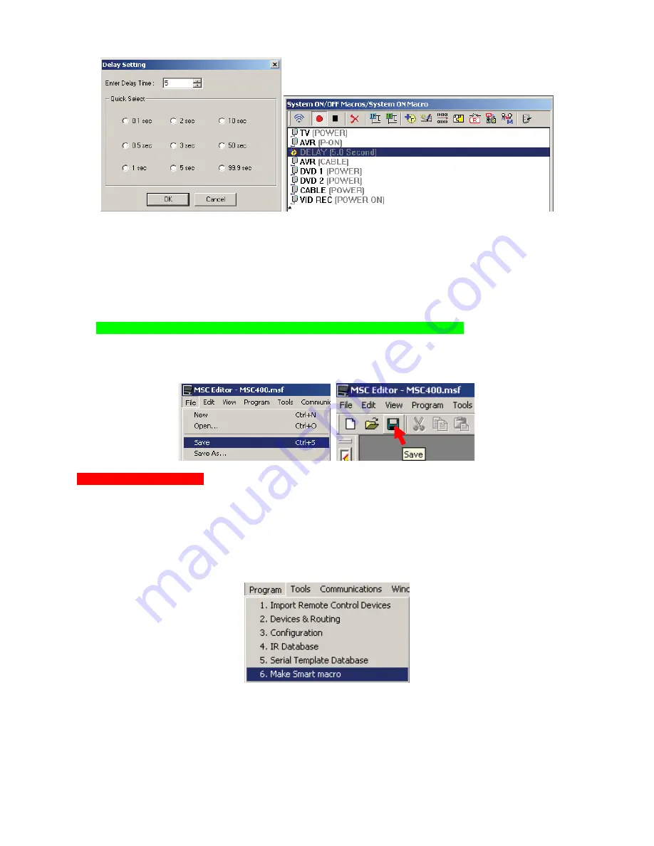 Universal MSC-400 Reference Manual Download Page 38