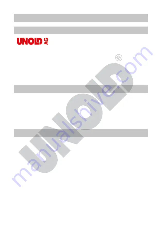 Unold EDEL Instructions For Use Manual Download Page 20