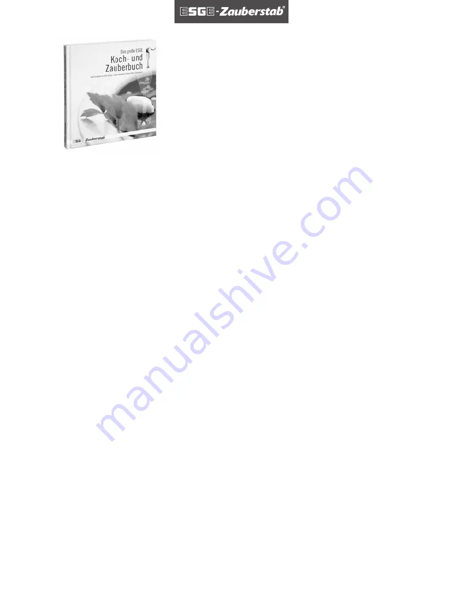 Unold ESGE-Zauberstab M 100 D Instructions For Use Manual Download Page 25