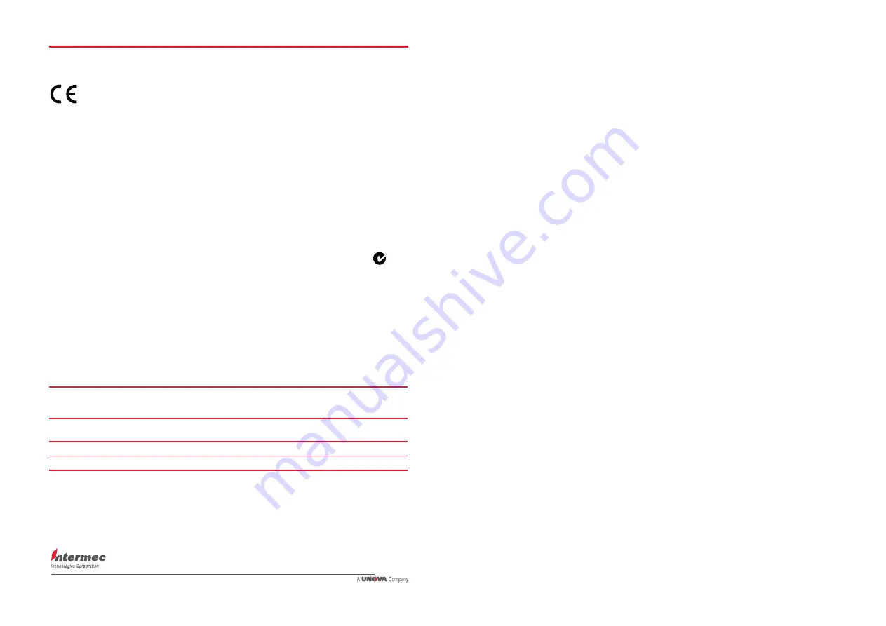 Unova Intermec MaxiScan 2100 ST Getting Started Manual Download Page 7