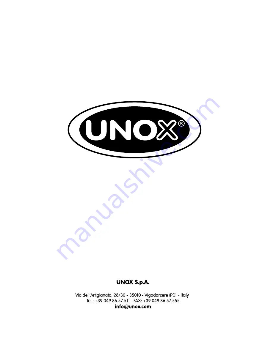 Unox BakerTop XBC 1005 Скачать руководство пользователя страница 338