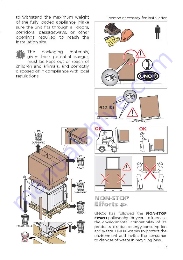 Unox Cheftop Mind.Maps XAVC-0511-EPR Скачать руководство пользователя страница 13