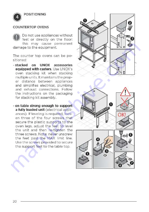 Unox Cheftop Mind.Maps XAVC-0511-EPR Скачать руководство пользователя страница 20