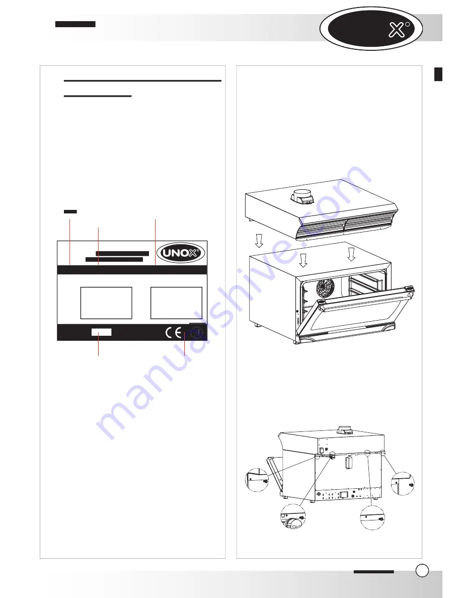 Unox XC535 Instruction Manual And Technical Datas Download Page 3