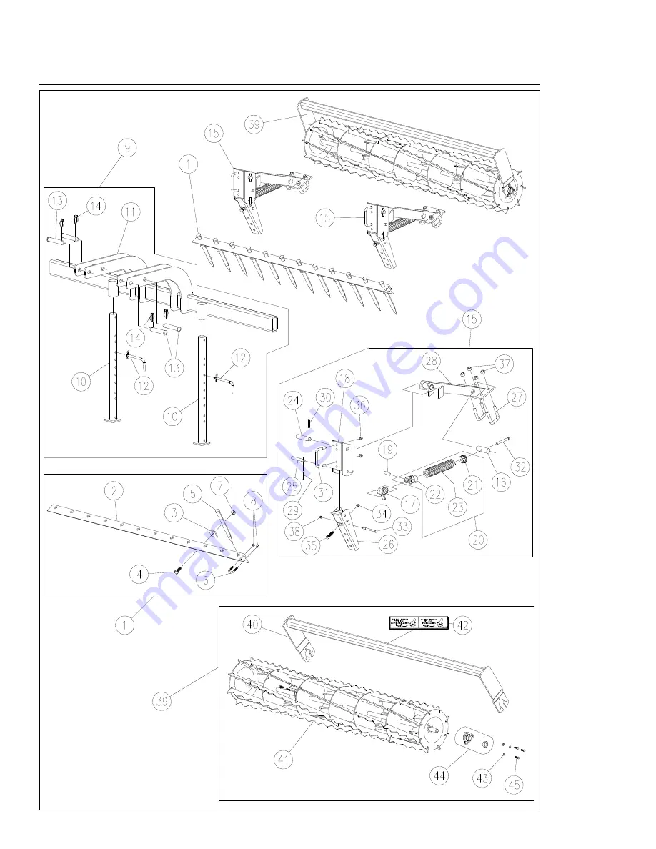 Unverferth MAXIMUS 100 Operator'S Manual And Parts Catalog Download Page 40