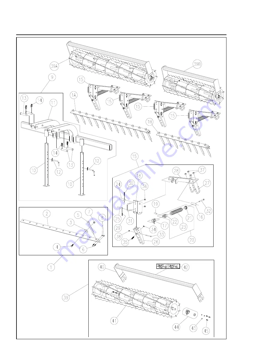 Unverferth MAXIMUS 100 Operator'S Manual And Parts Catalog Download Page 48