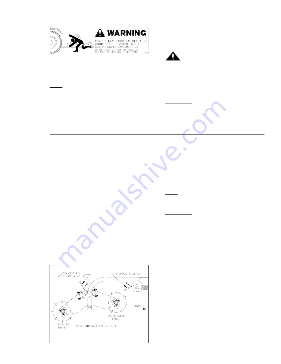 Unverferth Rolling Harrow II Operator'S Manual/Parts Catalog Download Page 13