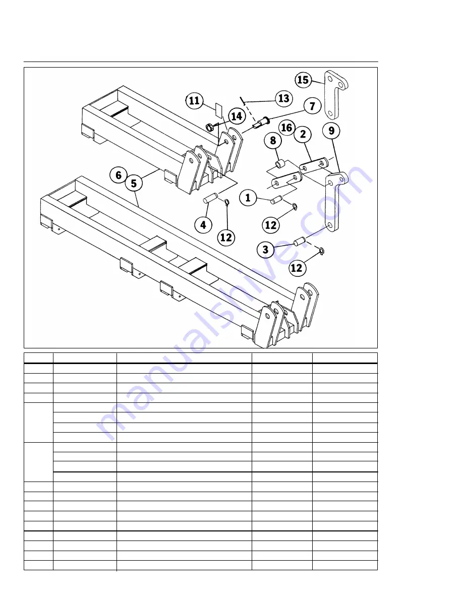 Unverferth Rolling Harrow II Operator'S Manual/Parts Catalog Download Page 52