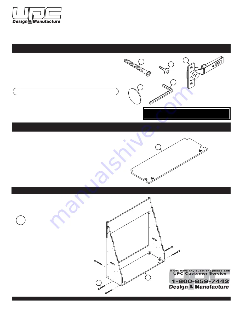 UPC 8088 Assembly Instructions Download Page 1