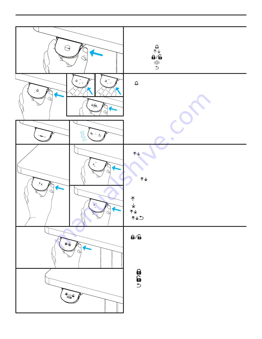 Uplift Desk Advanced Paddle Keypad FRM055 Скачать руководство пользователя страница 3