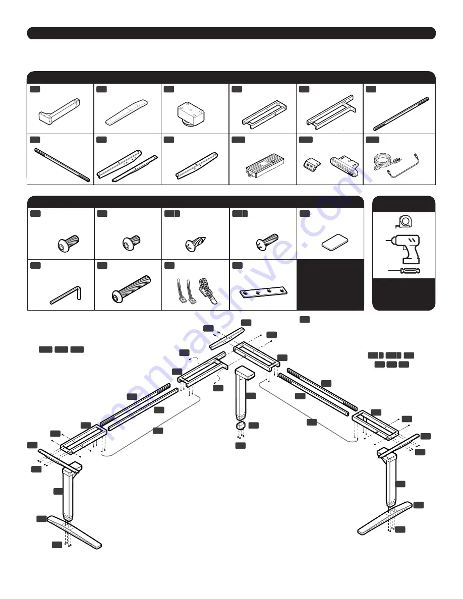 Uplift Desk FRM300 Instructions Manual Download Page 3