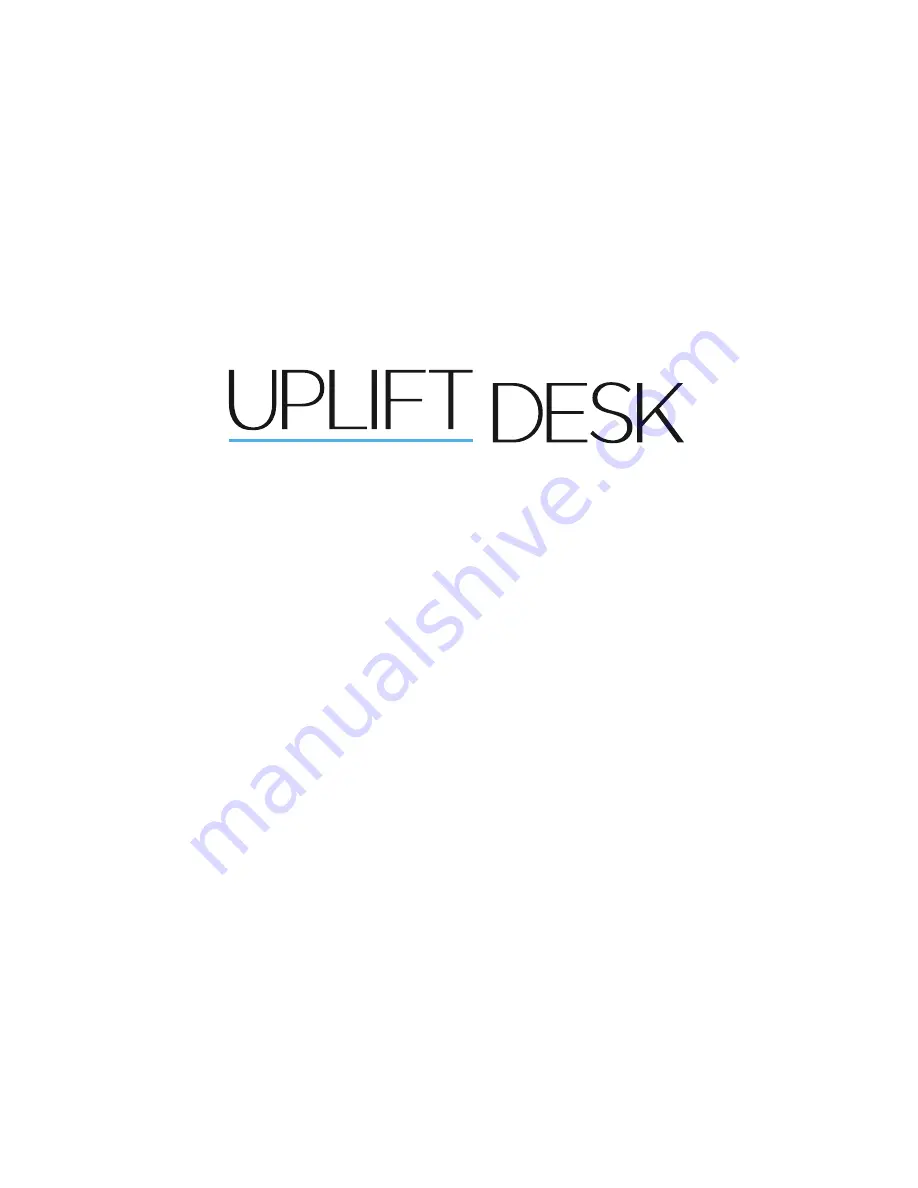 Uplift Desk FRM300 Instructions Manual Download Page 16