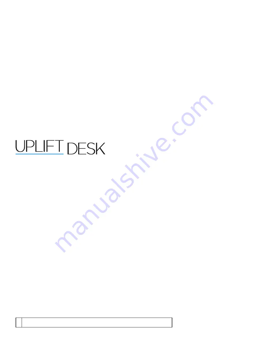 Uplift Desk KBT010 Manual Download Page 4