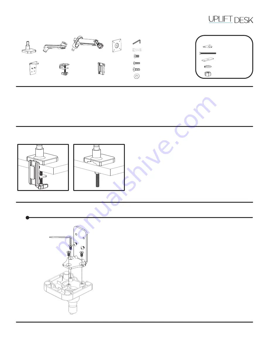 Uplift Desk MON041 Manual Download Page 1