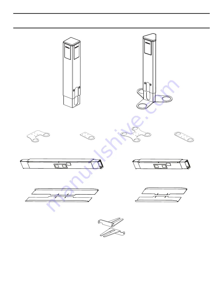 Uplift Desk Power & Data Rail Installation Instructions Manual Download Page 2