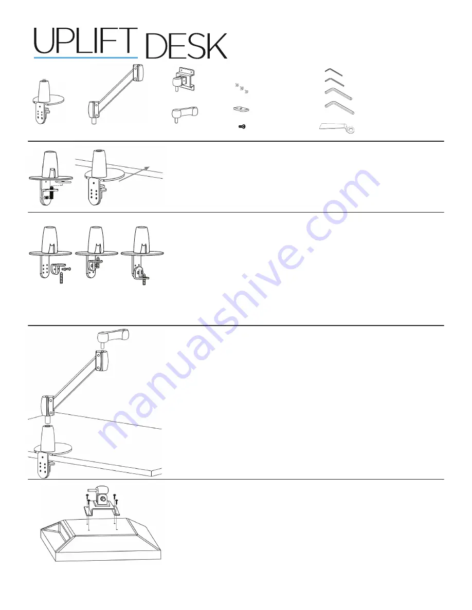 Uplift Desk UPL020 Instructions Download Page 1