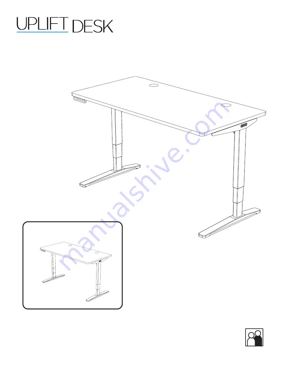 Uplift Desk UPL960 Manual Download Page 1