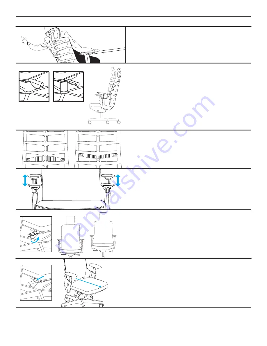 Uplift Desk Vert Ergonomic Chair CHR458 Manual Download Page 2