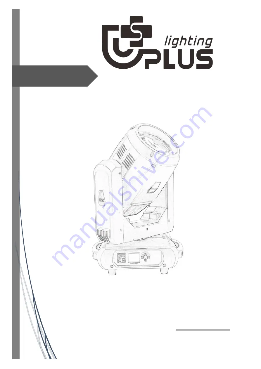 Uplus Lighting 250 BEAM User Manual Download Page 1