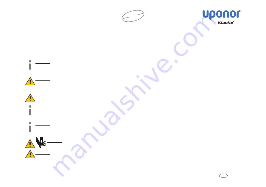 Uponor Mini2 Instruction Manual Download Page 49