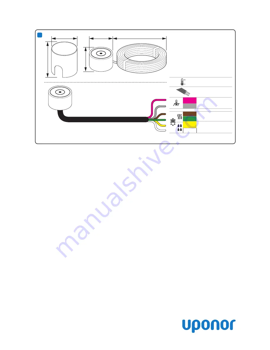 Uponor Smatrix Move PRO SPI Sensor Snow S-158 Quick Manual Download Page 4