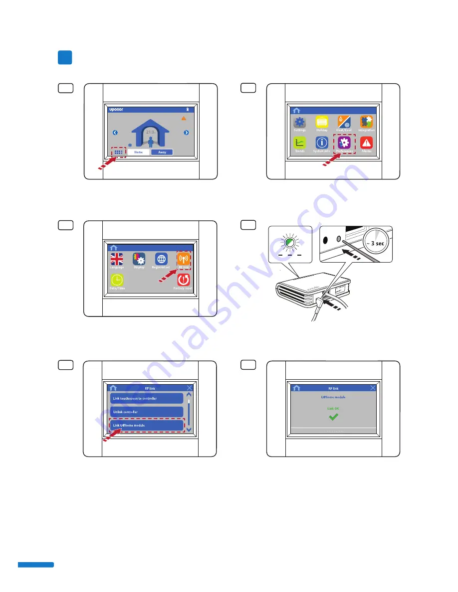 Uponor Smatrix Wave PLUS Quick Manual Download Page 2