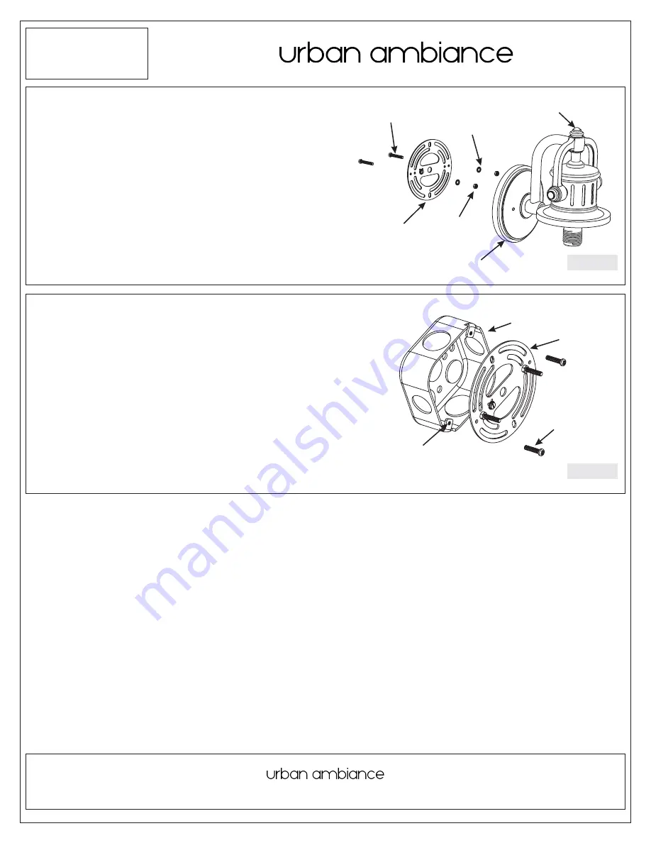 urban ambiance UQL1222 Installation Instructions Manual Download Page 3